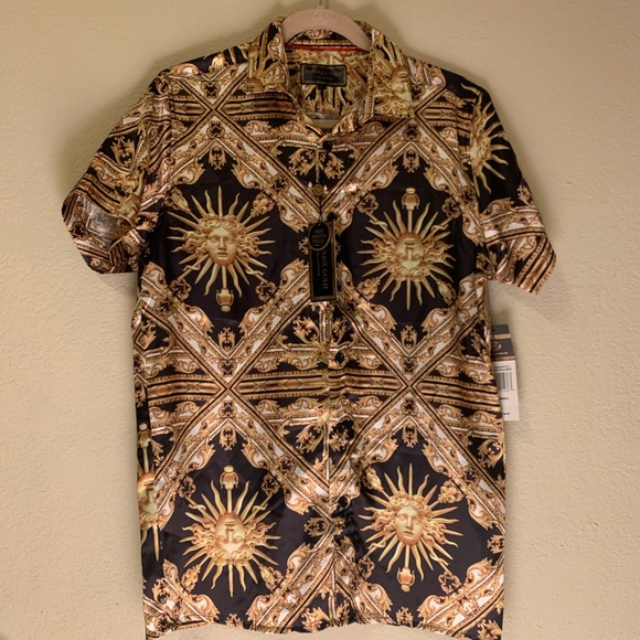 Drill Clothing Shirts Nwt Mens Baroque Gold Shirt By Drill Clothing